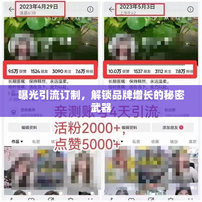 曝光引流訂制，解鎖品牌增長的秘密武器