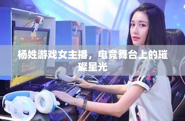 楊姓游戲女主播，電競(jìng)舞臺(tái)上的璀璨星光