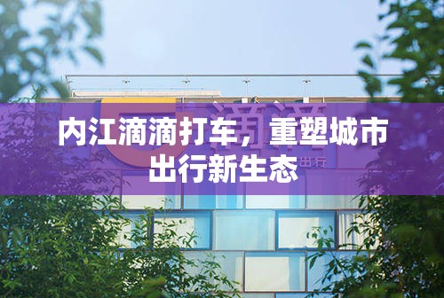內(nèi)江滴滴打車，重塑城市出行新生態(tài)