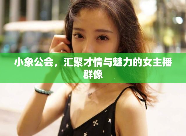 小象公會，匯聚才情與魅力的女主播群像