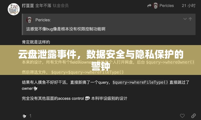 云盤泄露事件，數(shù)據(jù)安全與隱私保護(hù)的警鐘