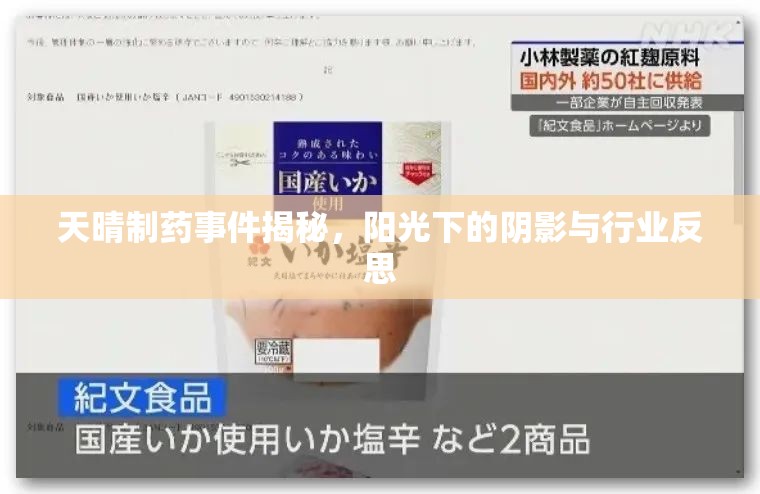 天晴制藥事件揭秘，陽(yáng)光下的陰影與行業(yè)反思