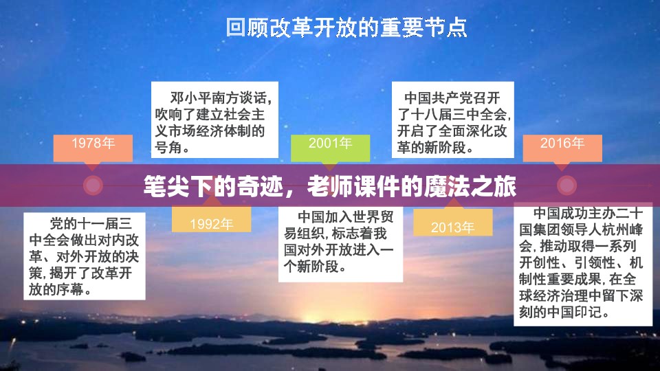 筆尖下的奇跡，老師課件的魔法之旅