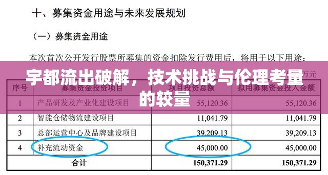 宇都流出破解，技術(shù)挑戰(zhàn)與倫理考量的較量