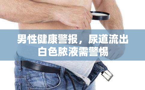 男性健康警報，尿道流出白色膿液需警惕