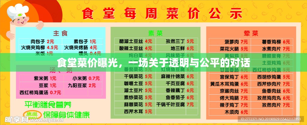 食堂菜價曝光，一場關(guān)于透明與公平的對話