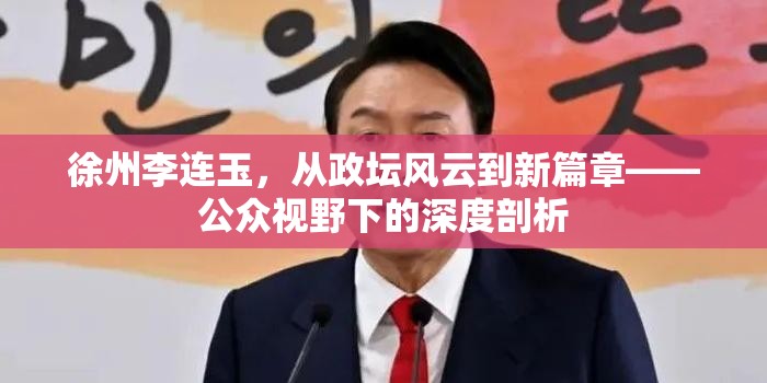 徐州李連玉，從政壇風(fēng)云到新篇章——公眾視野下的深度剖析