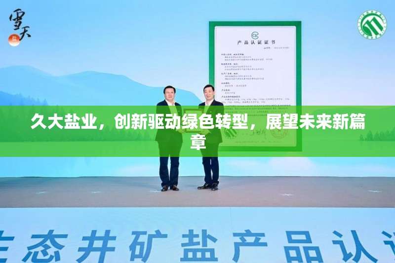 久大鹽業(yè)，創(chuàng)新驅(qū)動(dòng)綠色轉(zhuǎn)型，展望未來新篇章