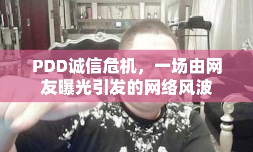 PDD誠(chéng)信危機(jī)，一場(chǎng)由網(wǎng)友曝光引發(fā)的網(wǎng)絡(luò)風(fēng)波