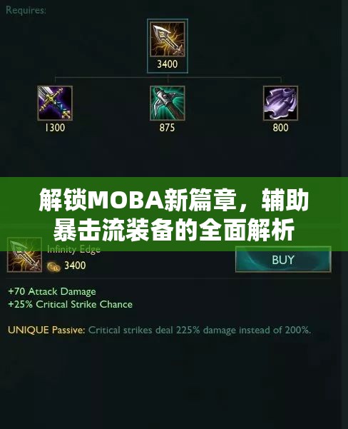 解鎖MOBA新篇章，輔助暴擊流裝備的全面解析
