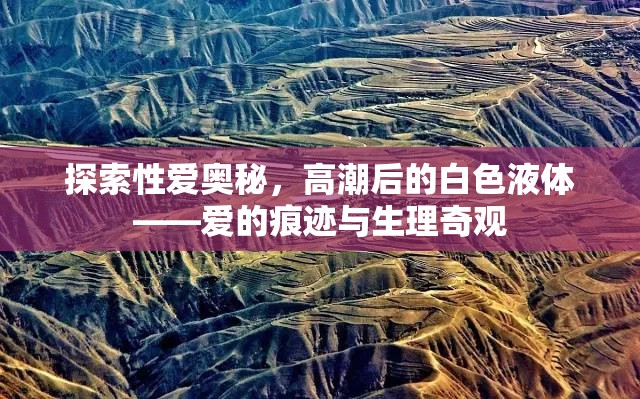 探索性愛奧秘，高潮后的白色液體——愛的痕跡與生理奇觀