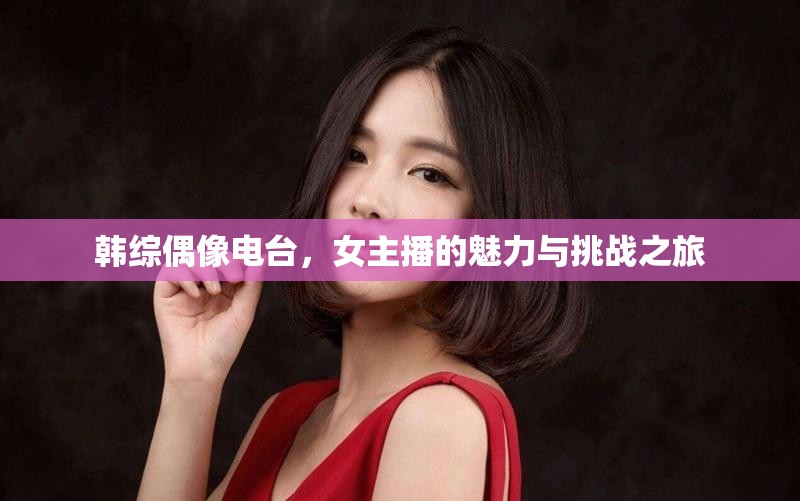 韓綜偶像電臺(tái)，女主播的魅力與挑戰(zhàn)之旅