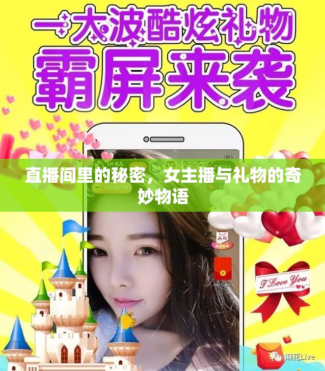 直播間里的秘密，女主播與禮物的奇妙物語