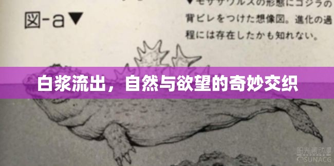 白漿流出，自然與欲望的奇妙交織