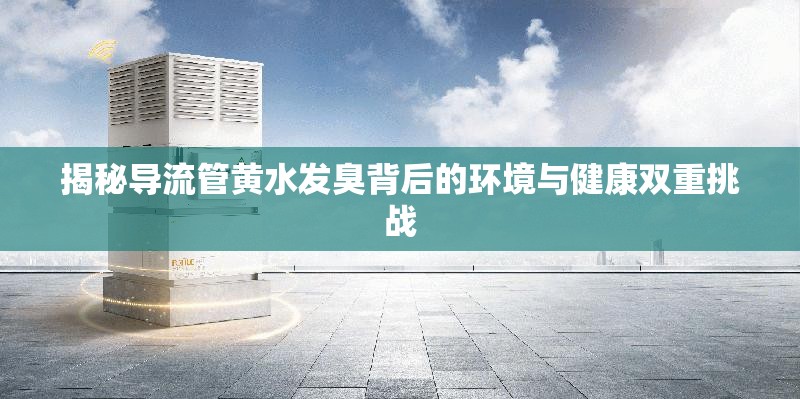 揭秘導(dǎo)流管黃水發(fā)臭背后的環(huán)境與健康雙重挑戰(zhàn)
