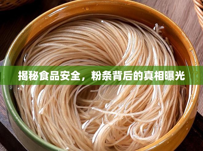 揭秘食品安全，粉條背后的真相曝光