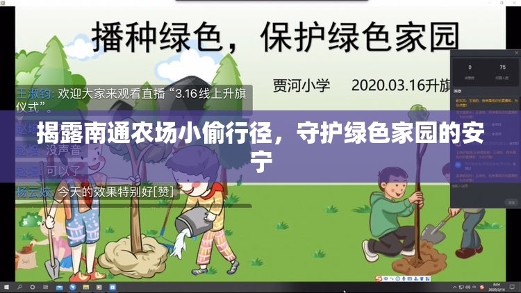 揭露南通農(nóng)場小偷行徑，守護綠色家園的安寧