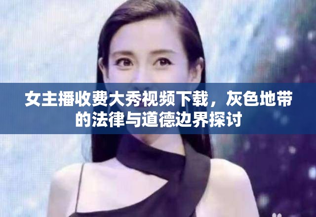女主播收費(fèi)大秀視頻下載，灰色地帶的法律與道德邊界探討