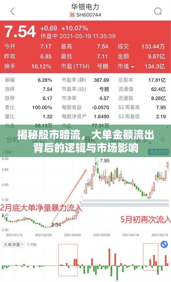 揭秘股市暗流，大單金額流出背后的邏輯與市場影響