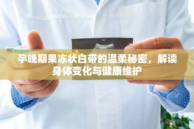孕晚期果凍狀白帶的溫柔秘密，解讀身體變化與健康維護