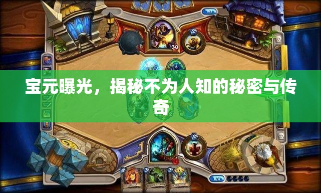 寶元曝光，揭秘不為人知的秘密與傳奇