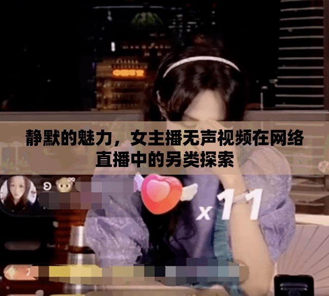 靜默的魅力，女主播無聲視頻在網(wǎng)絡(luò)直播中的另類探索