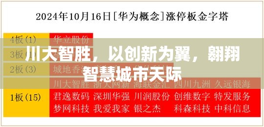 川大智勝，以創(chuàng)新為翼，翱翔智慧城市天際