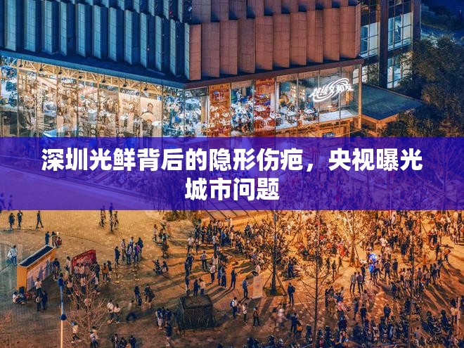 深圳光鮮背后的隱形傷疤，央視曝光城市問(wèn)題