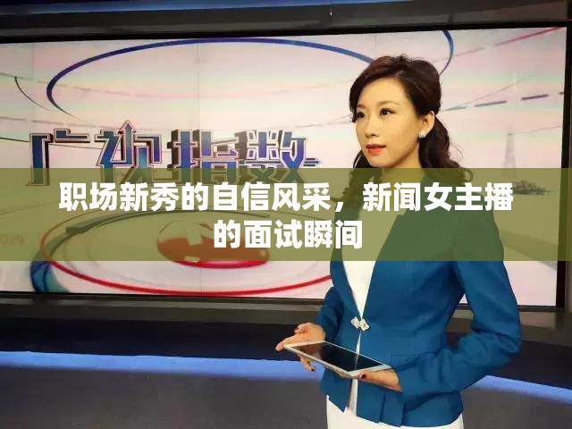 職場新秀的自信風采，新聞女主播的面試瞬間