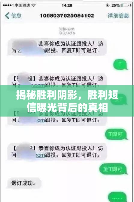揭秘勝利陰影，勝利短信曝光背后的真相