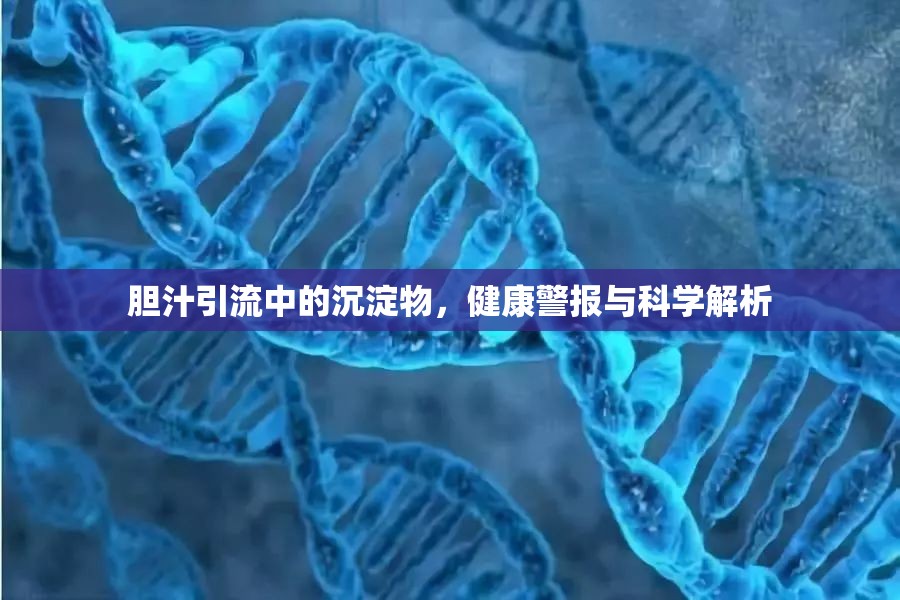 膽汁引流中的沉淀物，健康警報與科學解析