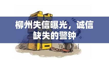 柳州失信曝光，誠信缺失的警鐘
