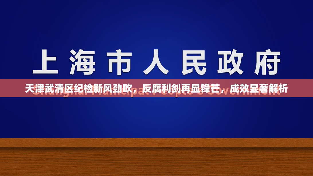 天津武清區(qū)紀(jì)檢新風(fēng)勁吹，反腐利劍再顯鋒芒，成效顯著解析
