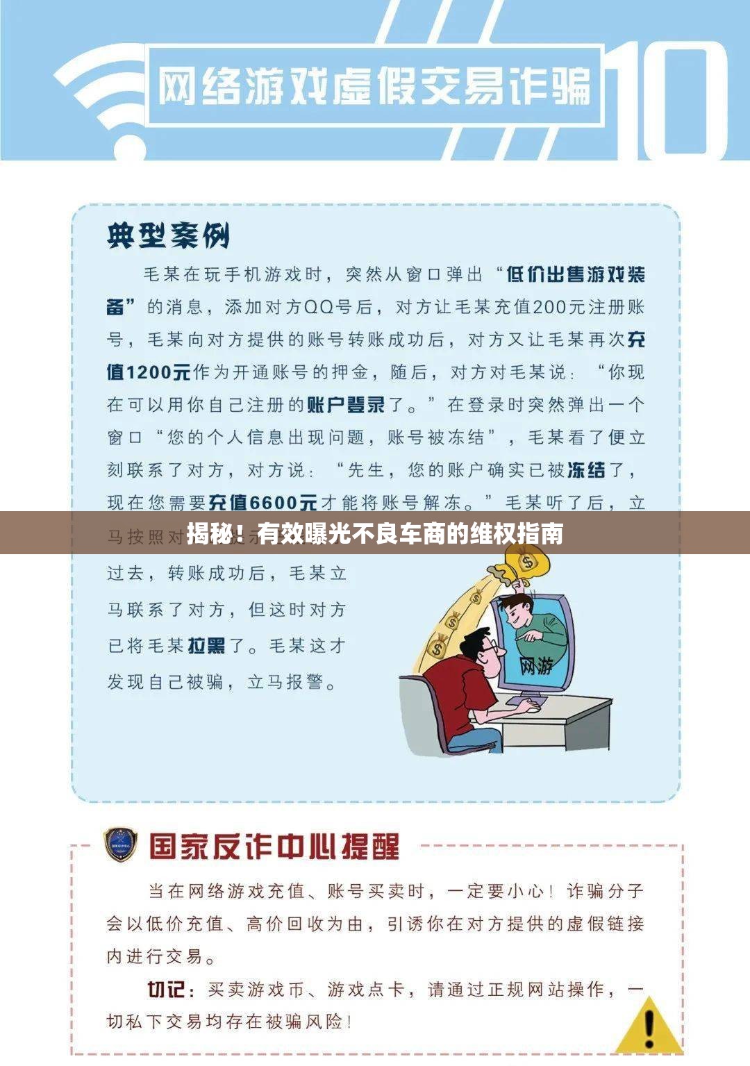 揭秘！有效曝光不良車商的維權指南