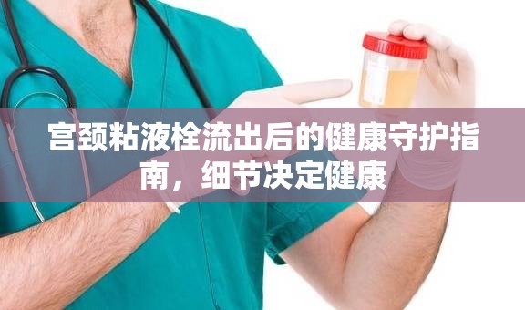 宮頸粘液栓流出后的健康守護(hù)指南，細(xì)節(jié)決定健康