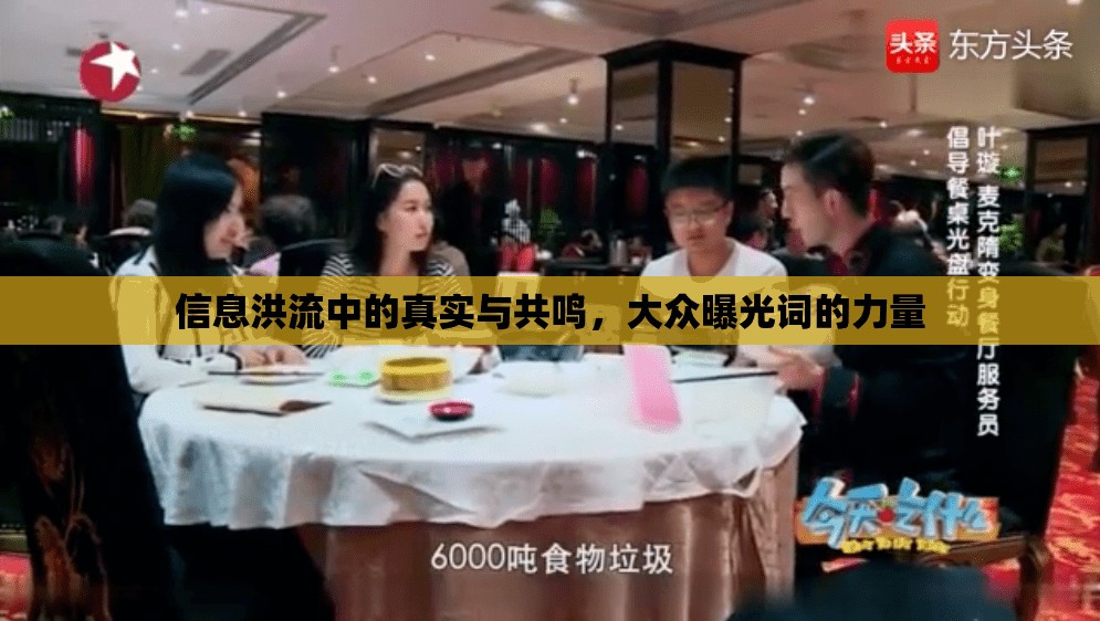 信息洪流中的真實與共鳴，大眾曝光詞的力量