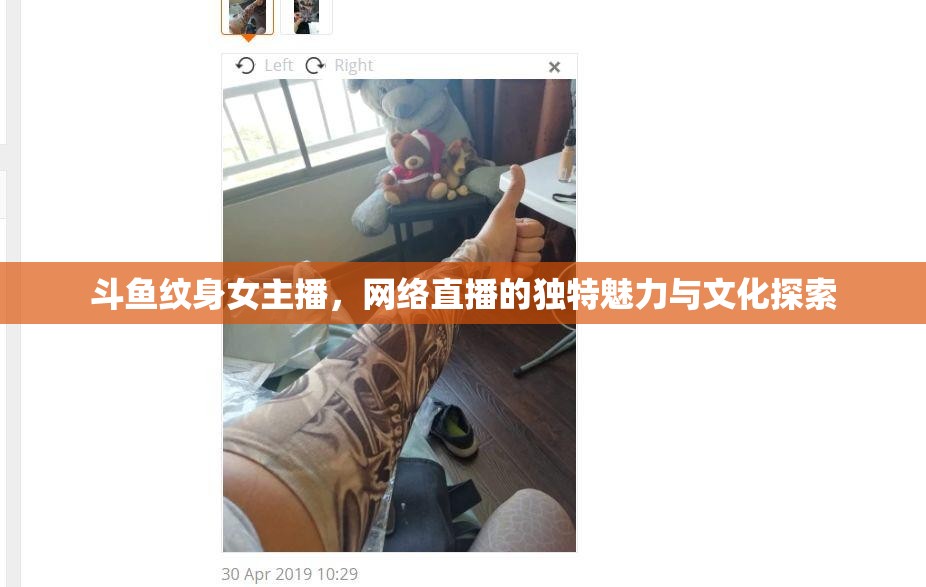 斗魚紋身女主播，網(wǎng)絡(luò)直播的獨特魅力與文化探索