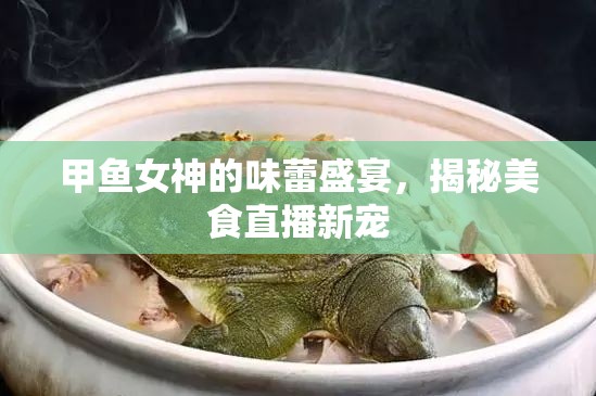 甲魚女神的味蕾盛宴，揭秘美食直播新寵