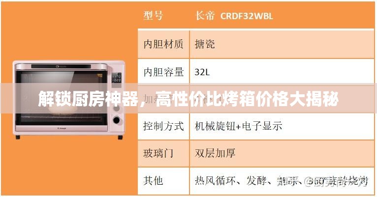 解鎖廚房神器，高性價比烤箱價格大揭秘