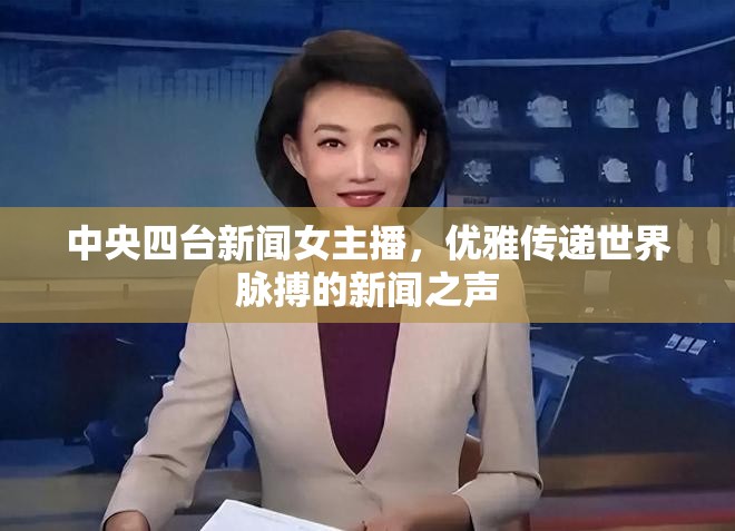 中央四臺(tái)新聞女主播，優(yōu)雅傳遞世界脈搏的新聞之聲