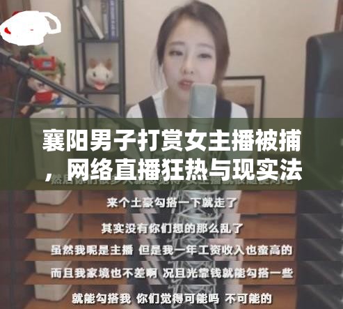 襄陽(yáng)男子打賞女主播被捕，網(wǎng)絡(luò)直播狂熱與現(xiàn)實(shí)法律的碰撞