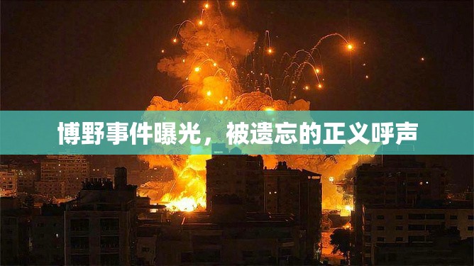 博野事件曝光，被遺忘的正義呼聲