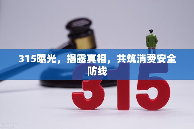 315曝光，揭露真相，共筑消費(fèi)安全防線