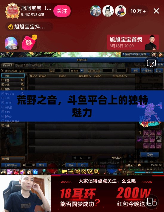 荒野之音，斗魚平臺上的獨特魅力