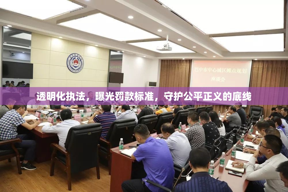 透明化執(zhí)法，曝光罰款標(biāo)準(zhǔn)，守護(hù)公平正義的底線