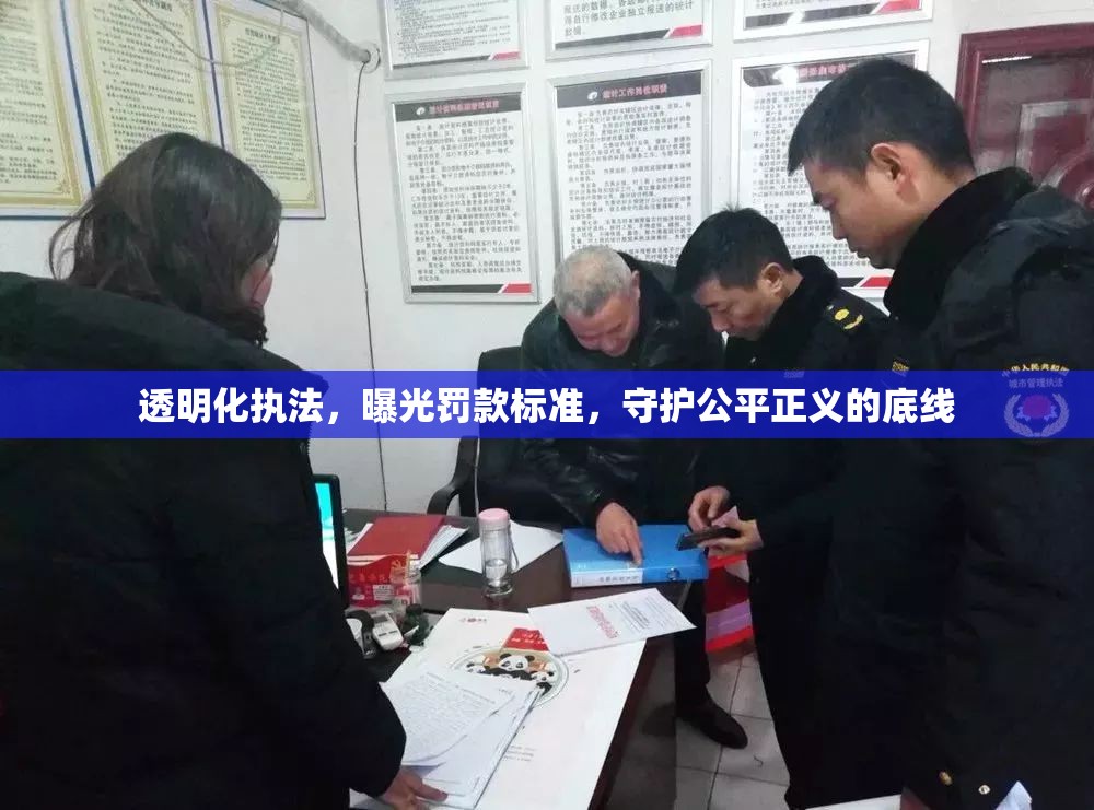 透明化執(zhí)法，曝光罰款標(biāo)準(zhǔn)，守護(hù)公平正義的底線