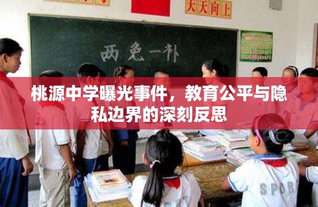 桃源中學曝光事件，教育公平與隱私邊界的深刻反思