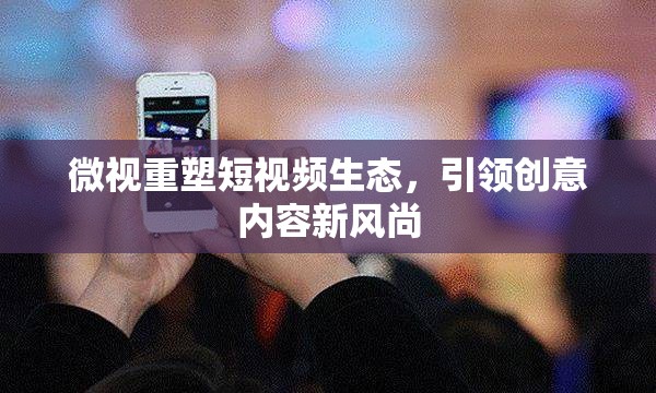 微視重塑短視頻生態(tài)，引領創(chuàng)意內容新風尚