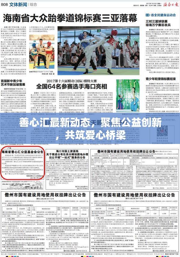 善心匯最新動態(tài)，聚焦公益創(chuàng)新，共筑愛心橋梁