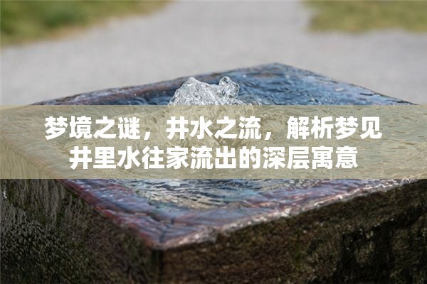 夢(mèng)境之謎，井水之流，解析夢(mèng)見(jiàn)井里水往家流出的深層寓意